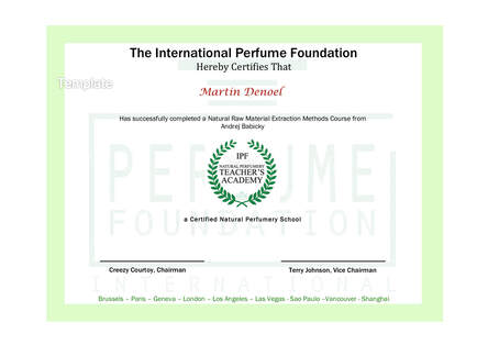 Template IPF Certificate